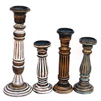 Wooden Candle Stands Manufacturer Supplier Wholesale Exporter Importer Buyer Trader Retailer in Saharanpur Uttar Pradesh India